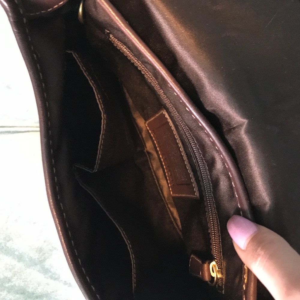 COACH Bleecker mini flap hobo bag - Picture 5 of 8